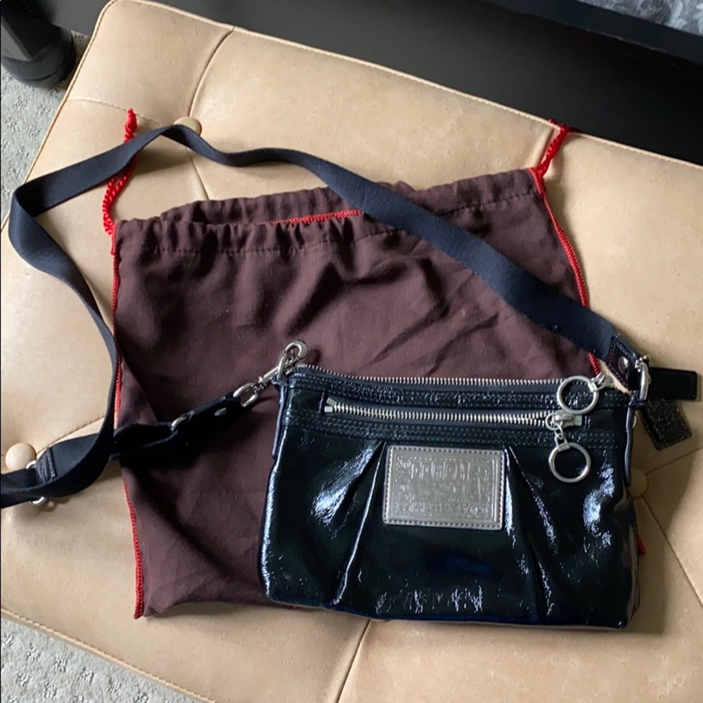Authentic Coach POPPY patent leather bag